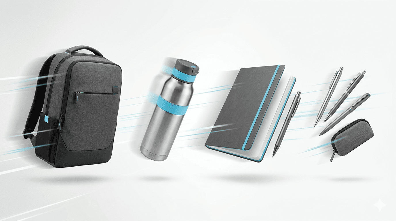 Productos de merchandising con entrega express