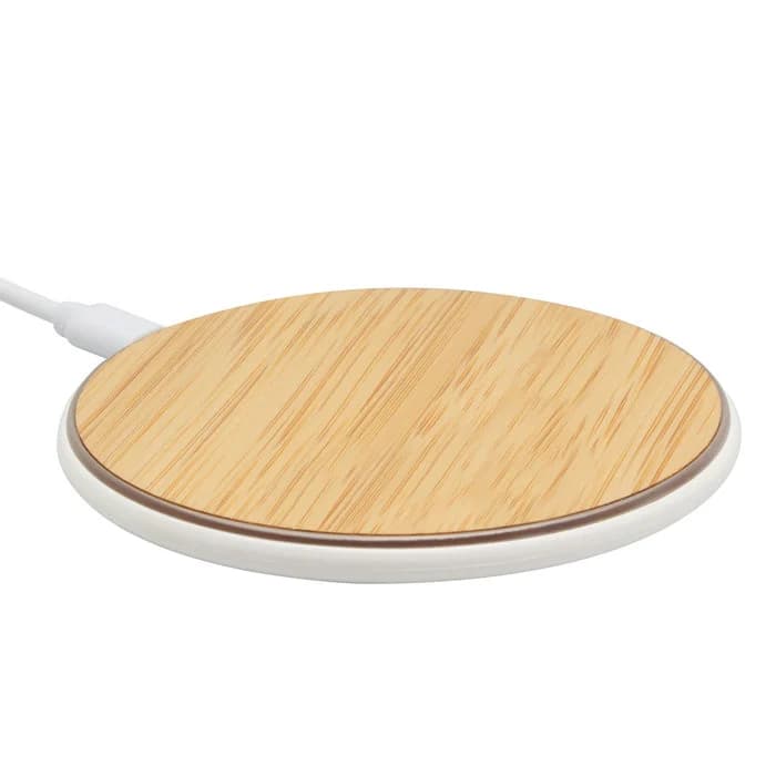 Cargador Inalámbrico de Bambú 15W