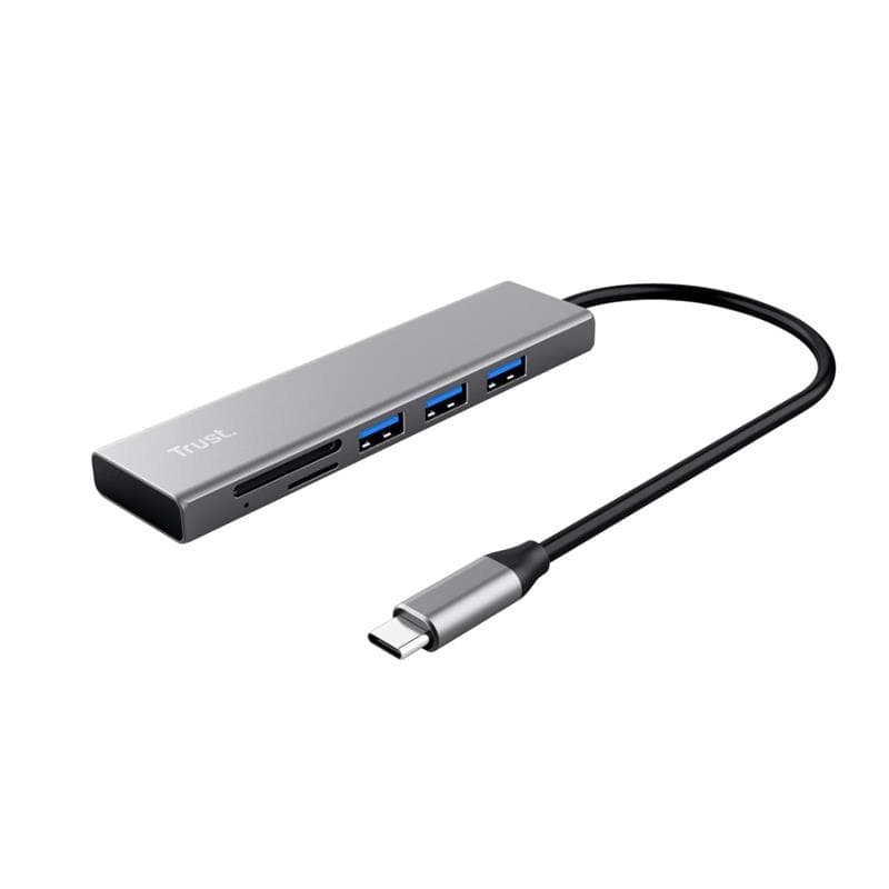 TRUST Halyx HUB x 3 USB + Reader USB-C