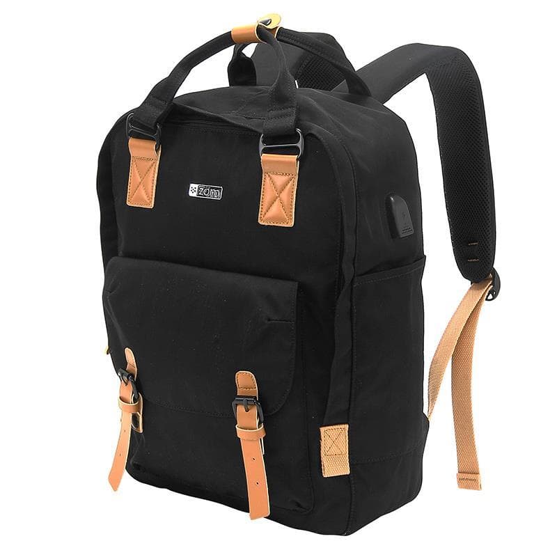 ZÖM - Mochila Praga ZB-368BK USB