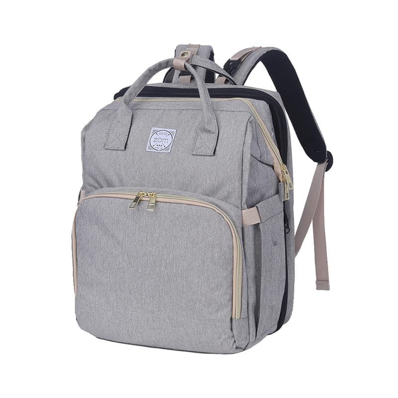ZOM Mochila Mommy cuna ZB-926GR Maternal Gray