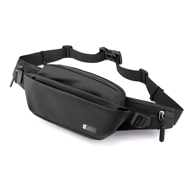 ZOM Riñonera Porto Fanny Pack Crossbody ZC-107B Black 7"