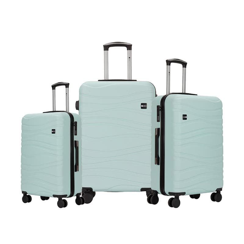ZOM VALIJAS ZL-S052LG - Set x 3 medidas - Wavy Blue Mint