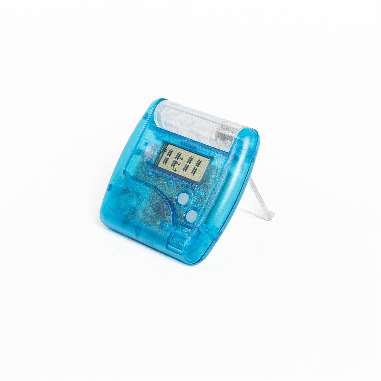 Reloj de viaje con sistema press up y alarma