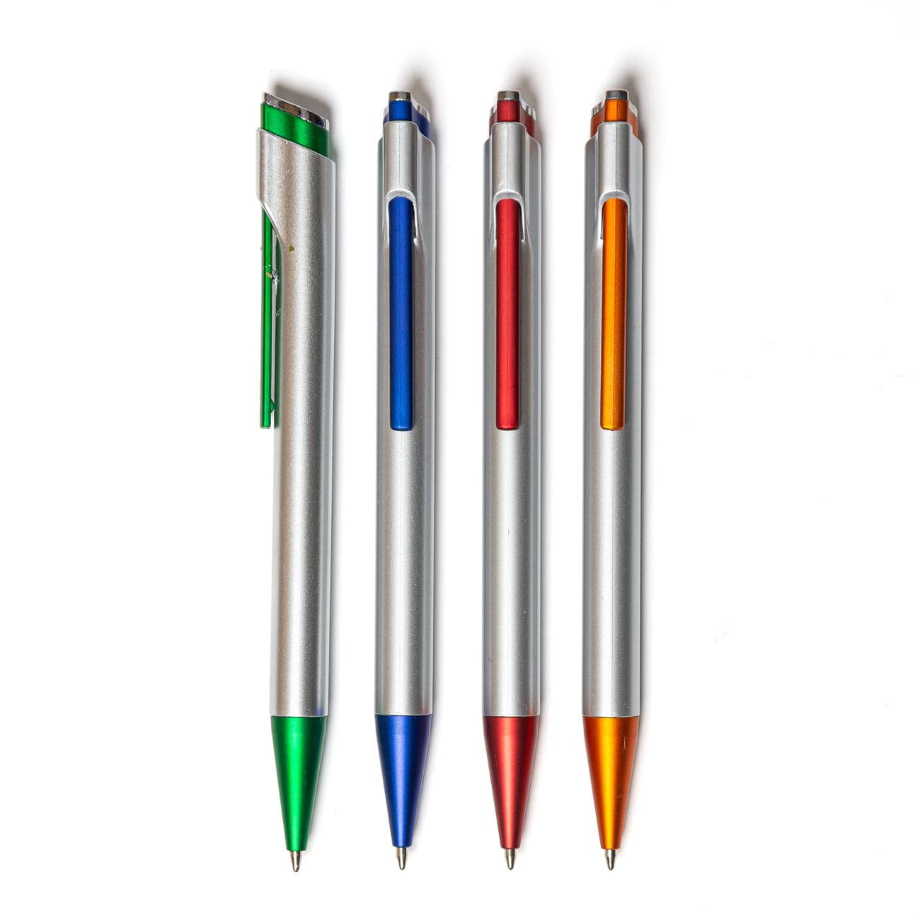 Bolígrafo retractil clip color