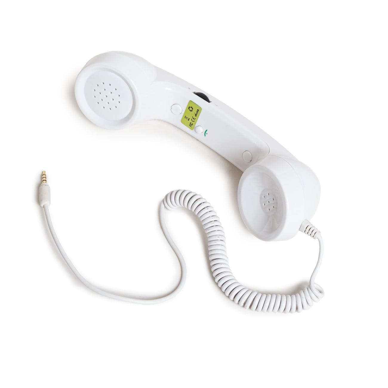 Auricular tipo teléfono vintage. Se puede conectar a todo tipo de celular